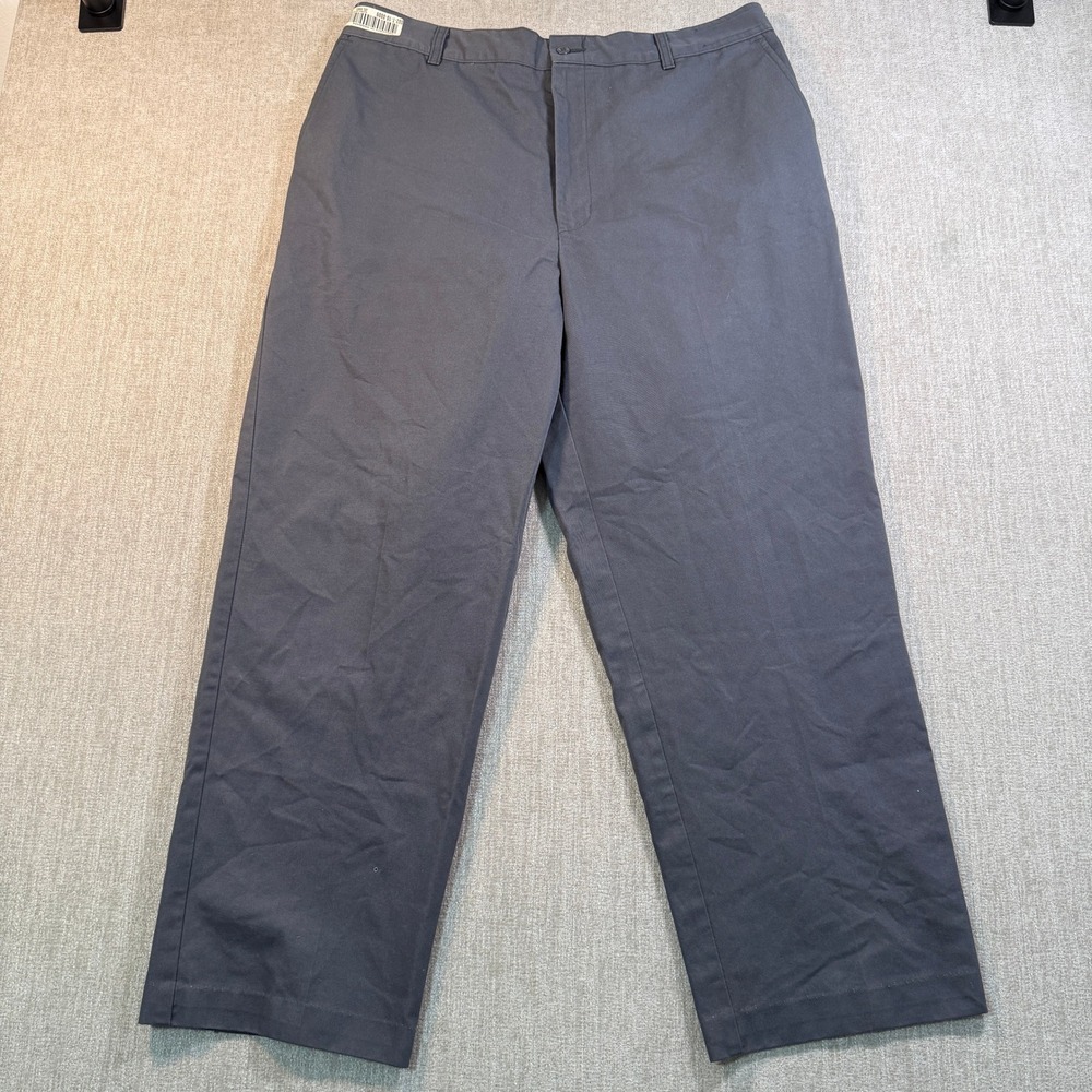 Aramark Mens MP20 Gray Workwear Pants Straight Leg 38x37U (Measured 37x29)